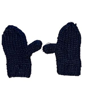 Handmade Black Winter Gloves